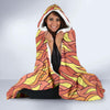 Fire Flame Pattern Print Hooded Blanket-grizzshop