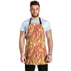 Fire Flame Pattern Print Men's Apron-grizzshop