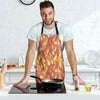 Fire Flame Pattern Print Men's Apron-grizzshop