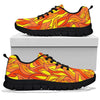 Fire Flame Pattern Print Sneaker Shoes For Men Women-grizzshop