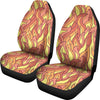 Fire Flame Pattern Print Universal Fit Car Seat Covers-grizzshop