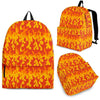 Fire Flame Print Pattern Backpack-grizzshop