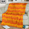 Fire Flame Print Pattern Blanket-grizzshop