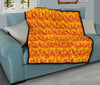 Fire Flame Print Pattern Quilt-grizzshop