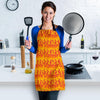 Fire Flame Print Pattern Women's Apron-grizzshop