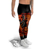 Fire Pitbull Print Men's Leggings-grizzshop