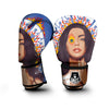 Fire Psychedelic Women Print Boxing Gloves-grizzshop