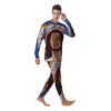 Fire Psychedelic Women Print Men's Pajamas-grizzshop