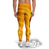 Fire Tornado Print Men's Leggings-grizzshop