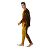 Fire Tornado Print Men's Pajamas-grizzshop