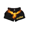 Firebird Phoenix Print Muay Thai Boxing Shorts-grizzshop