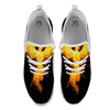 Firebird Phoenix Print White Athletic Shoes-grizzshop