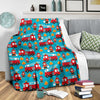 Firefighter Pattern Print Blanket-grizzshop