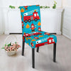 Firefighter Pattern Print Chair Cover-grizzshop