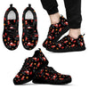 Firefighter Print Pattern Black Sneaker Shoes For Men Women-grizzshop