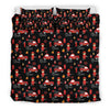 Firefighter Print Pattern Duvet Cover Bedding Set-grizzshop