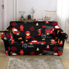 Firefighter Print Pattern Loveseat Cover-grizzshop