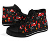 Firefighter Print Pattern Men Women's High Top Shoes-grizzshop