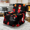 Firefighter Print Pattern Recliner Cover-grizzshop