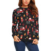 Firefighter Print Pattern Women Crewneck Sweatshirt-grizzshop