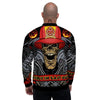 Firefighter Volunteer Print Men's Bomber Jacket-grizzshop