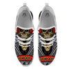 Firefighter Volunteer Print White Athletic Shoes-grizzshop