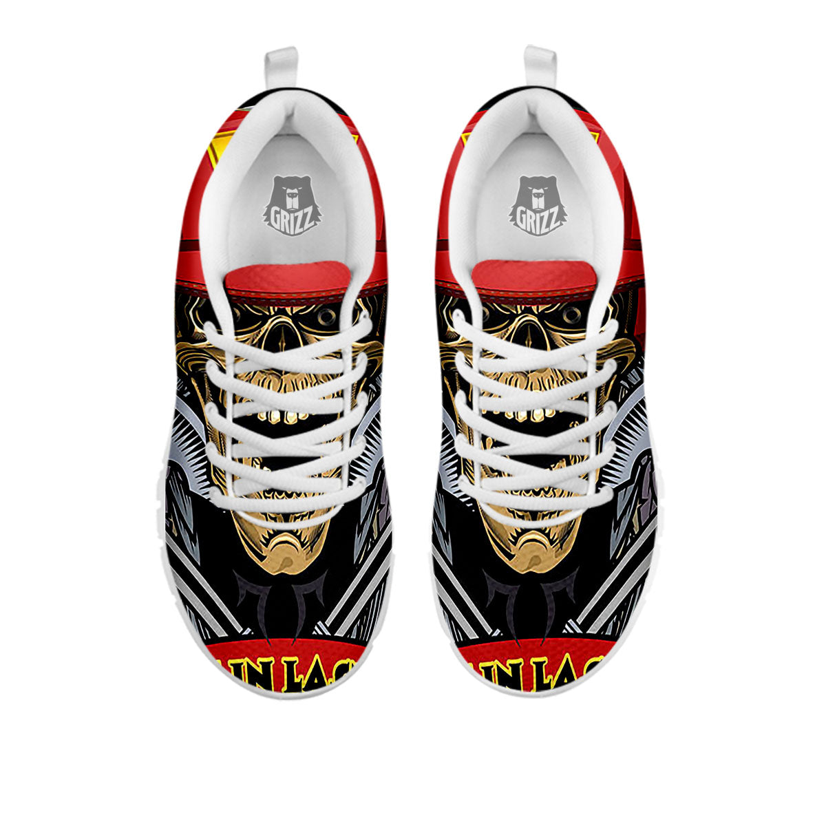 Firefighter Volunteer Print White Sneaker-grizzshop