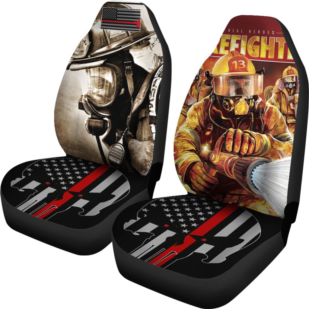 Firefighter car seats cover-grizzshop