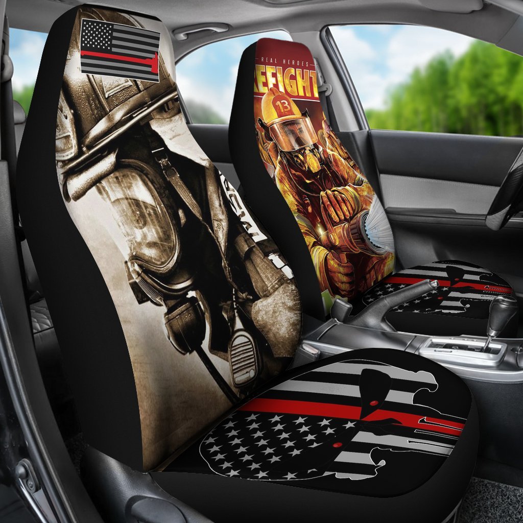 Firefighter car seats cover-grizzshop