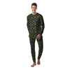 Fireworks Flowers Abstract Print Pattern Men's Pajamas-grizzshop