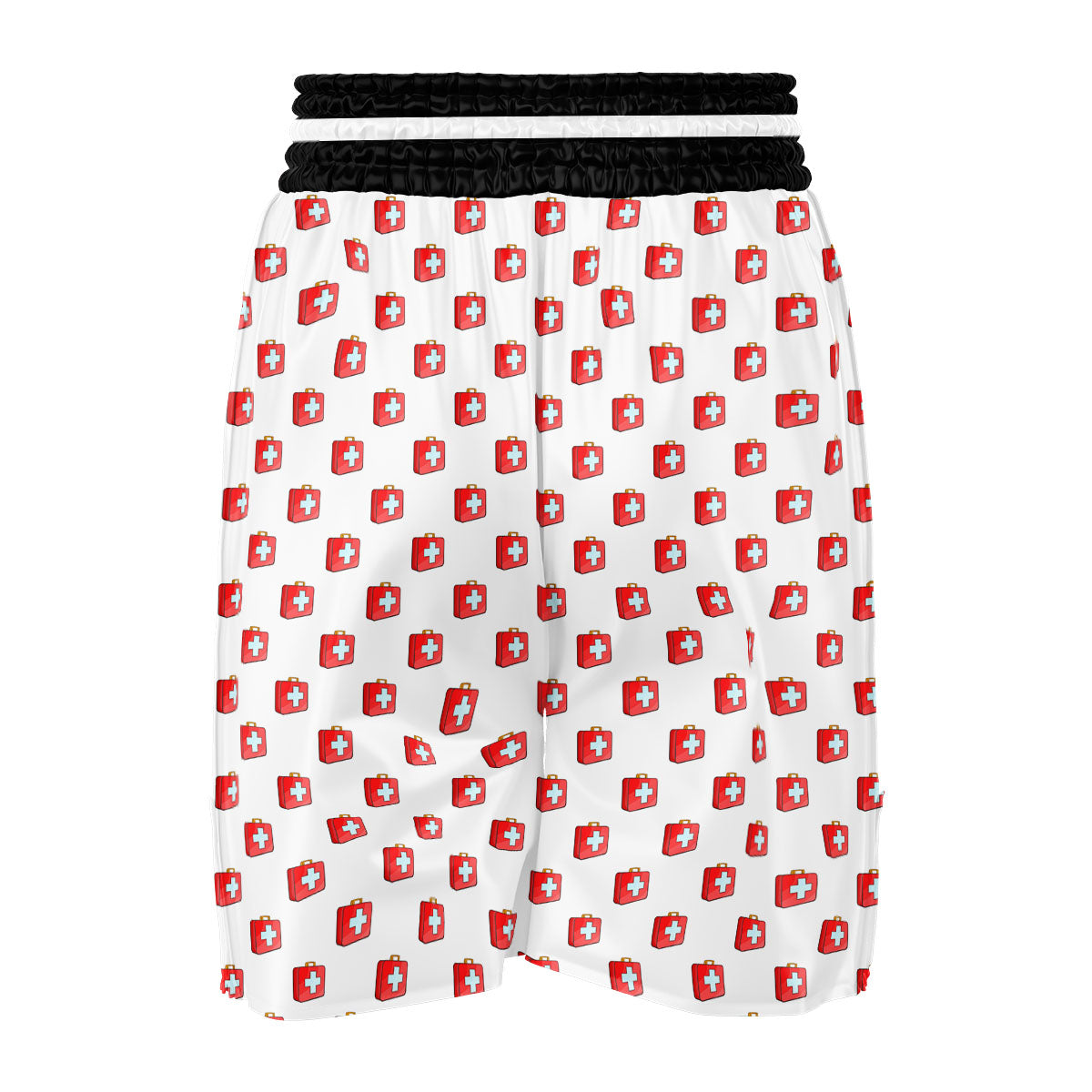 First Kit Aid Paramedic Print Pattern Boxing Shorts-grizzshop