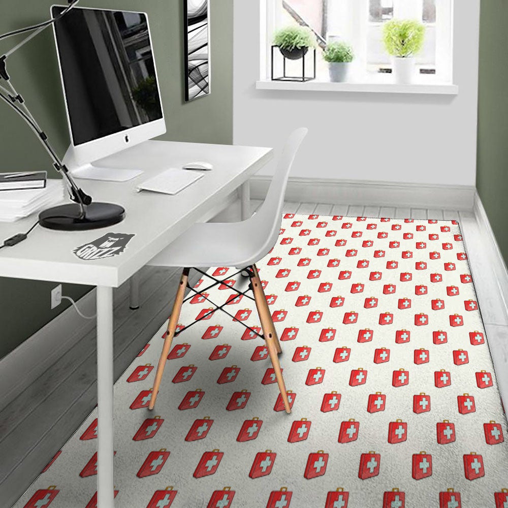 First Kit Aid Paramedic Print Pattern Floor Mat-grizzshop