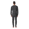 Fish Camouflage Grey Print Pattern Men's Pajamas-grizzshop