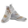 Fish Fossil Lycoptera Print White Athletic Shoes-grizzshop