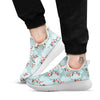 Fish Koi Print Pattern White Athletic Shoes-grizzshop