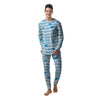 Fish Swimming In Blue Sea Print Pattern Men's Pajamas-grizzshop