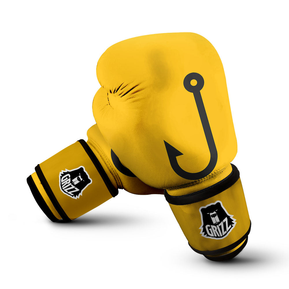 Fishing Hooks Print Boxing Gloves-grizzshop