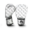 Fishing Hooks White And Black Print Pattern Boxing Gloves-grizzshop