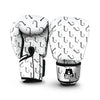 Fishing Hooks White And Black Print Pattern Boxing Gloves-grizzshop