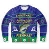 Fishmas Fishing Lover Ugly Christmas Sweater-grizzshop