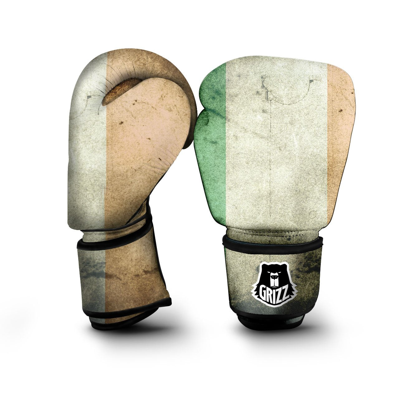 Flag Irish Print Boxing Gloves-grizzshop