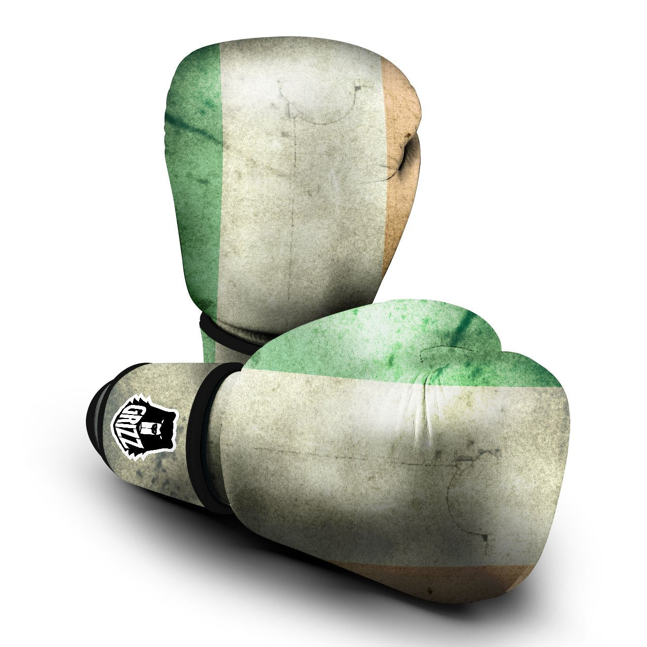 Flag Irish Print Boxing Gloves-grizzshop