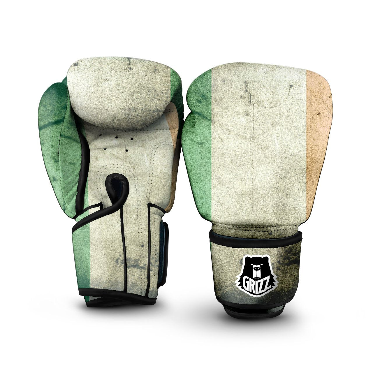 Flag Irish Print Boxing Gloves-grizzshop