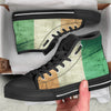 Flag Irish Print High Top Shoes-grizzshop