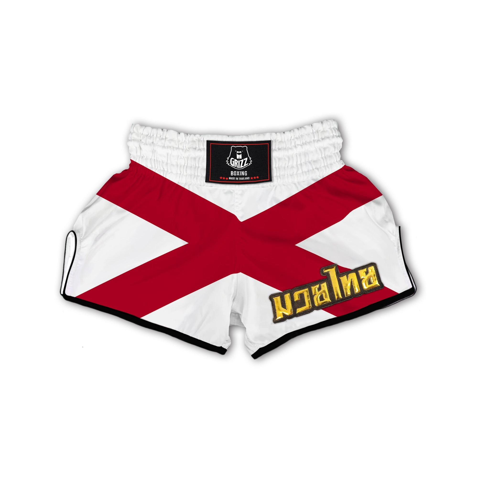 Flag Of Alabama Muay Thai Boxing Shorts-grizzshop