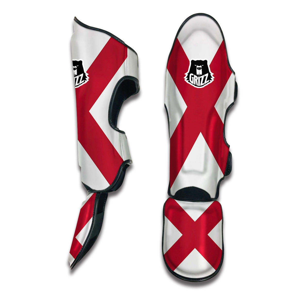 Flag Of Alabama Muay Thai Shin Guards-grizzshop