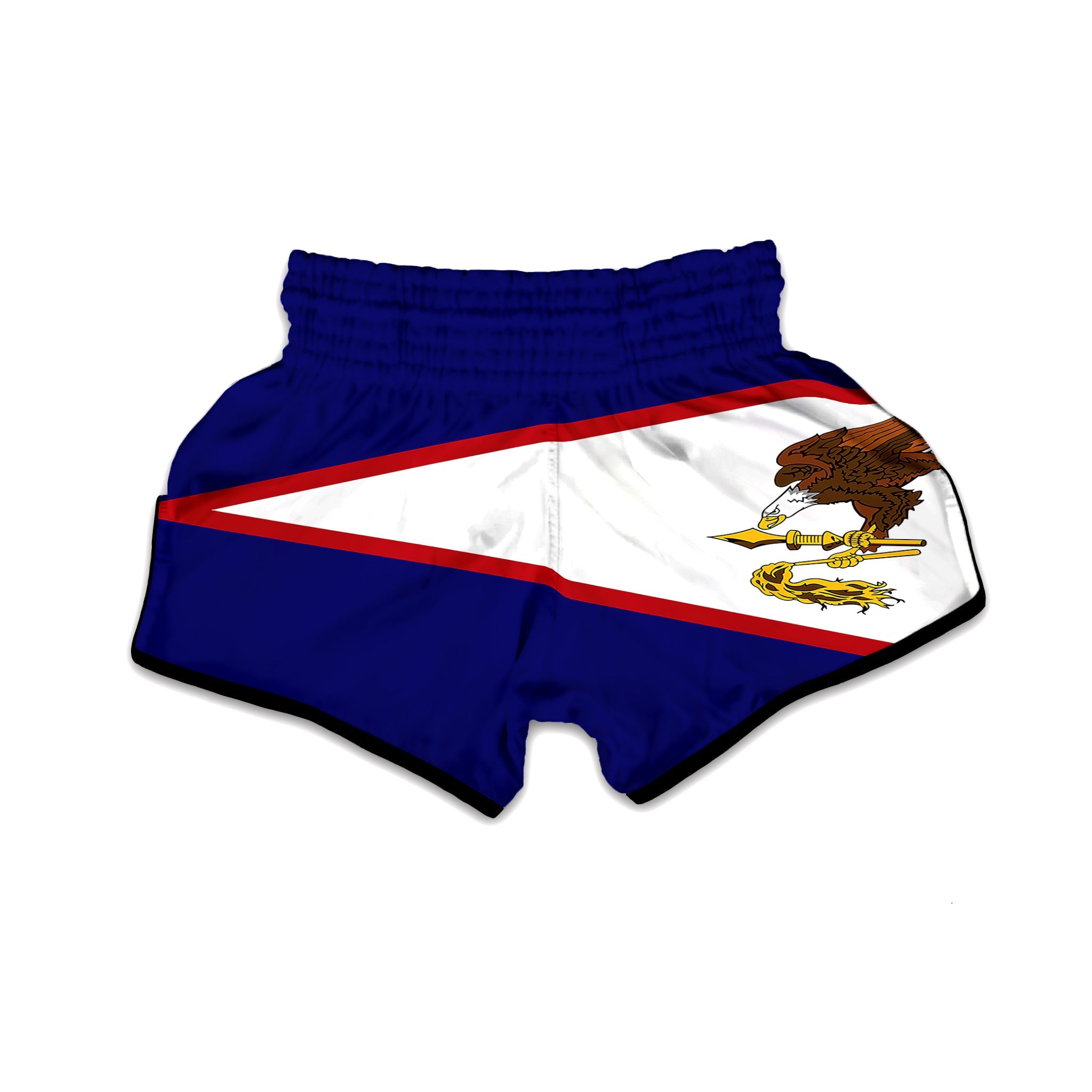 Flag Of American Samoa Muay Thai Boxing Shorts-grizzshop