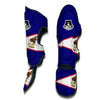 Flag Of American Samoa Muay Thai Shin Guards-grizzshop