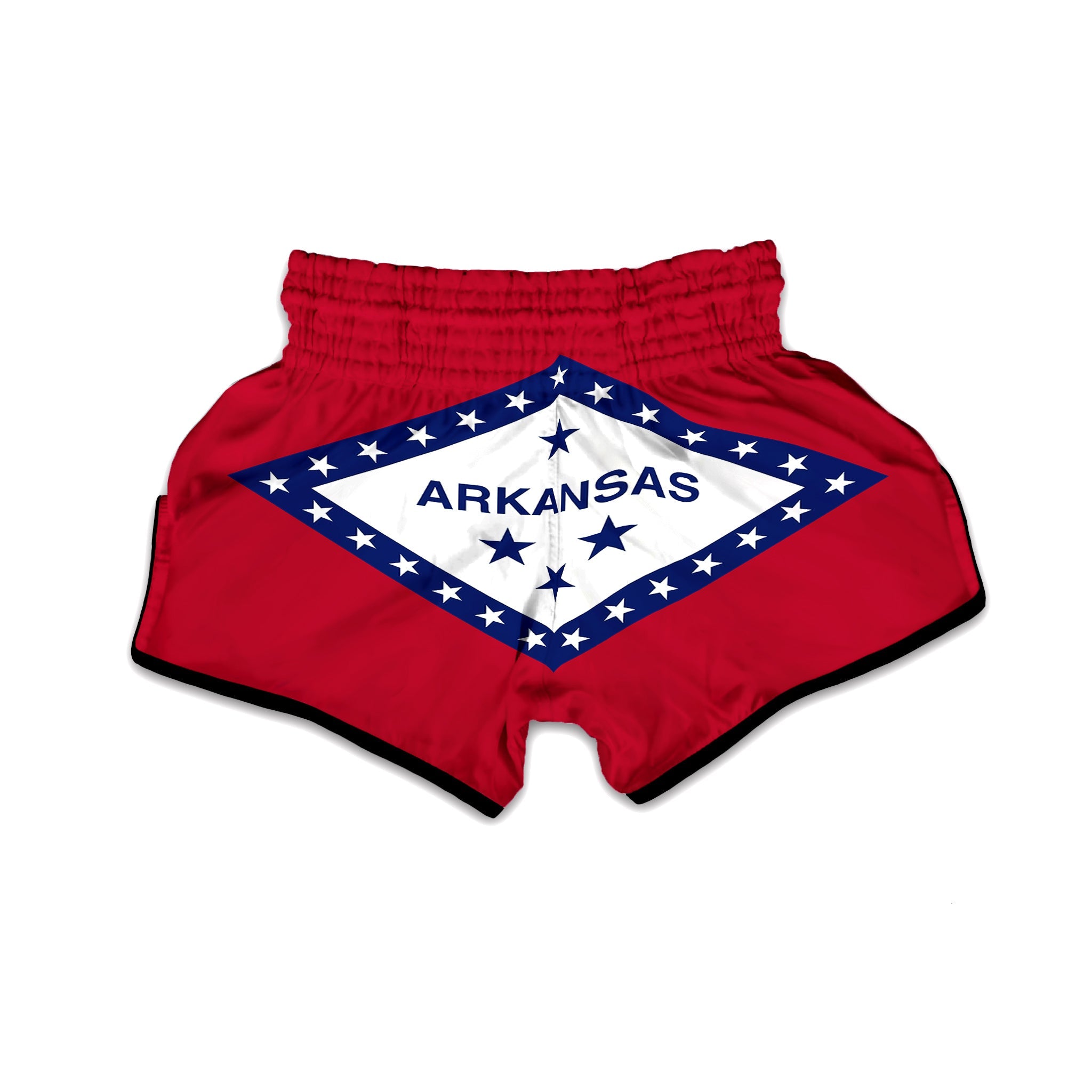 Flag Of Arkansas Muay Thai Boxing Shorts-grizzshop