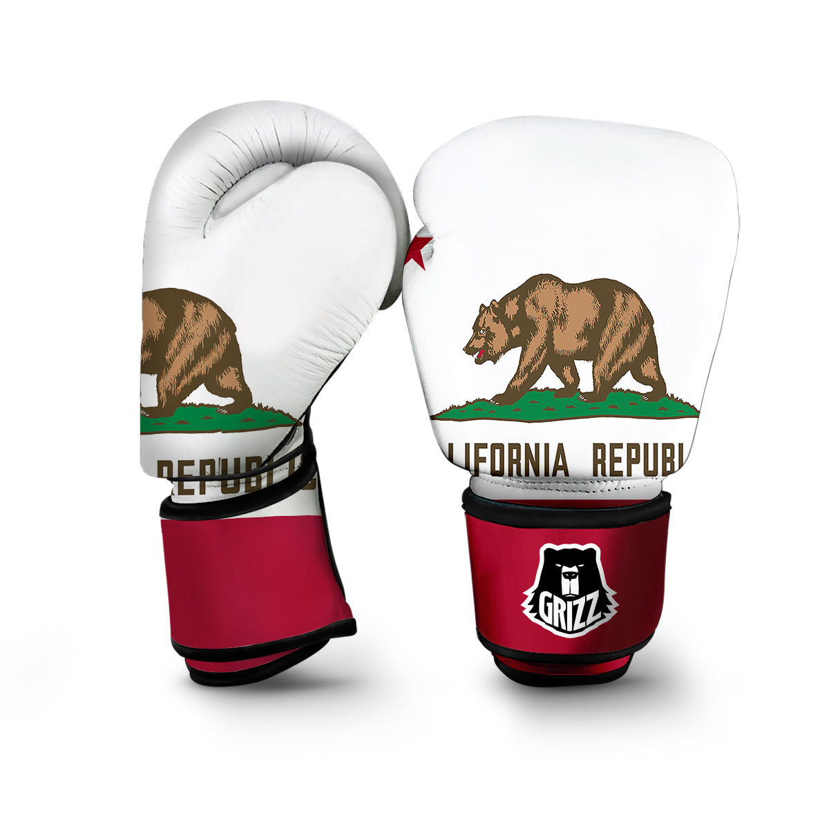 Flag Of California Boxing Gloves-grizzshop